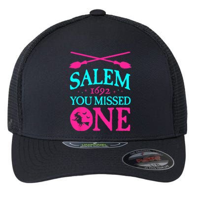 Salem Witch Trials 1692 You Missed One Witch Halloween Flexfit Unipanel Trucker Cap