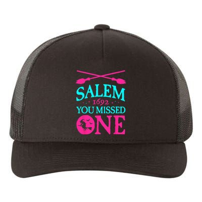 Salem Witch Trials 1692 You Missed One Witch Halloween Yupoong Adult 5-Panel Trucker Hat