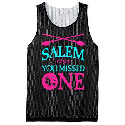 Salem Witch Trials 1692 You Missed One Witch Halloween Mesh Reversible Basketball Jersey Tank