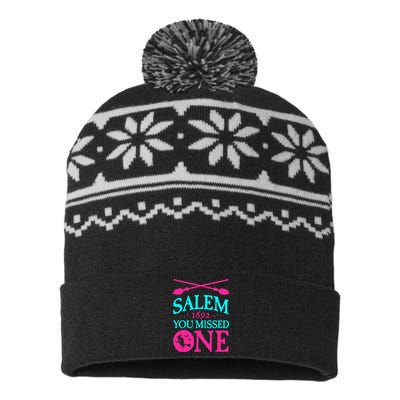 Salem Witch Trials 1692 You Missed One Witch Halloween USA-Made Snowflake Beanie