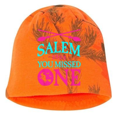 Salem Witch Trials 1692 You Missed One Witch Halloween Kati - Camo Knit Beanie