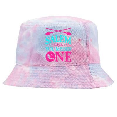 Salem Witch Trials 1692 You Missed One Witch Halloween Tie-Dyed Bucket Hat