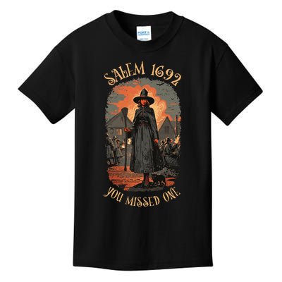 Salem Witch Trials 1692 You Missed One Funny Halloween Kids T-Shirt