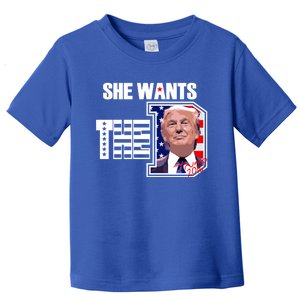 She Wants The D Trump 2020 Gift Toddler T-Shirt