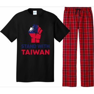 Stand With Taiwan Fist Gift Pajama Set