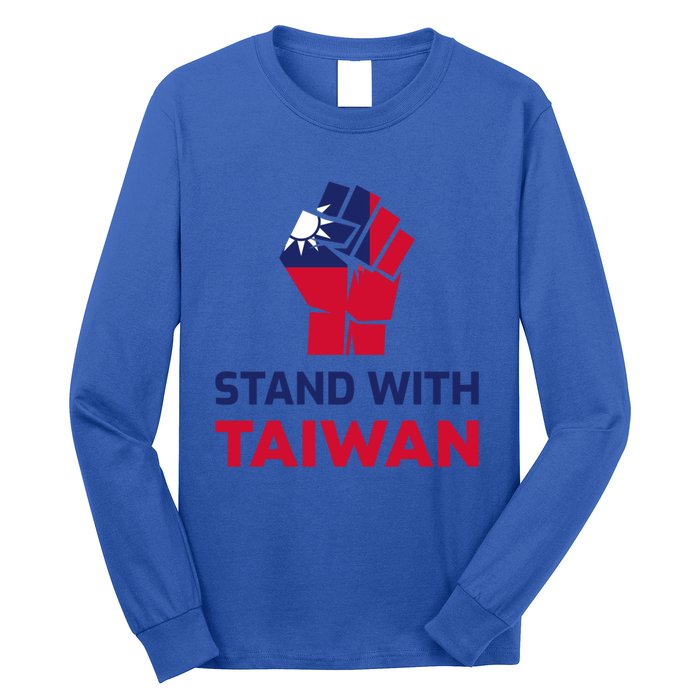 Stand With Taiwan Fist Gift Long Sleeve Shirt