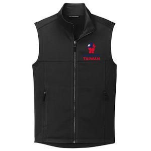 Stand With Taiwan Fist Gift Collective Smooth Fleece Vest