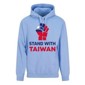 Stand With Taiwan Fist Gift Unisex Surf Hoodie