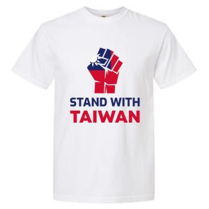 Stand With Taiwan Fist Gift Garment-Dyed Heavyweight T-Shirt