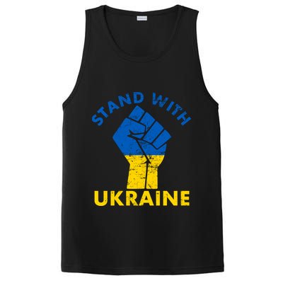 Stand With Ukraine Support Ukraine Free Ukraine PosiCharge Competitor Tank