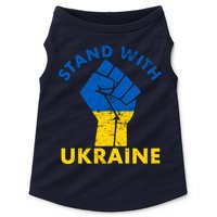 Stand With Ukraine Support Ukraine Free Ukraine Doggie Tank