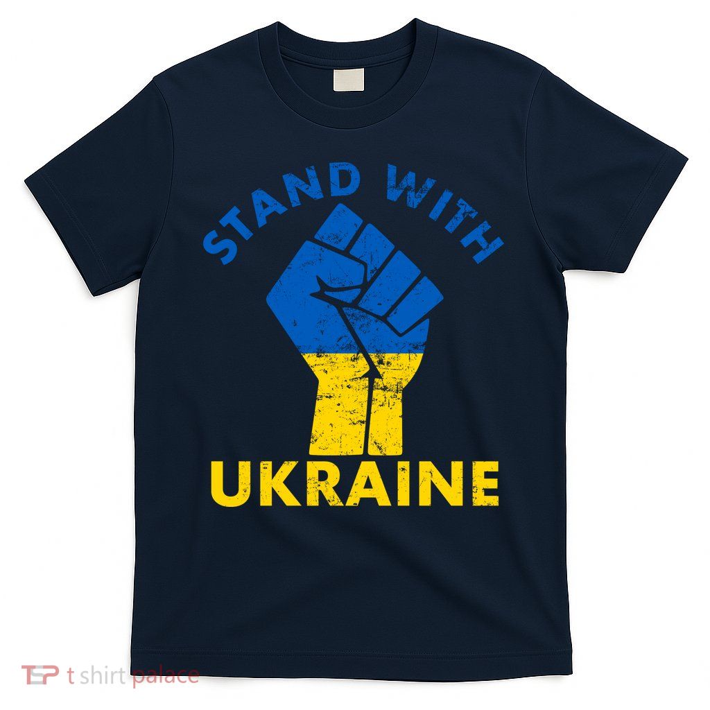 Stand With Ukraine Support Ukraine Free Ukraine T-Shirt