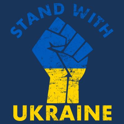 Stand With Ukraine Support Ukraine Free Ukraine T-Shirt