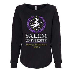 Salem Witch University Training Halloween Womens California Wash Sweatshirt