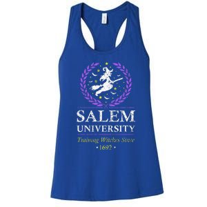 Salem Witch University Training Halloween Women's Racerback Tank