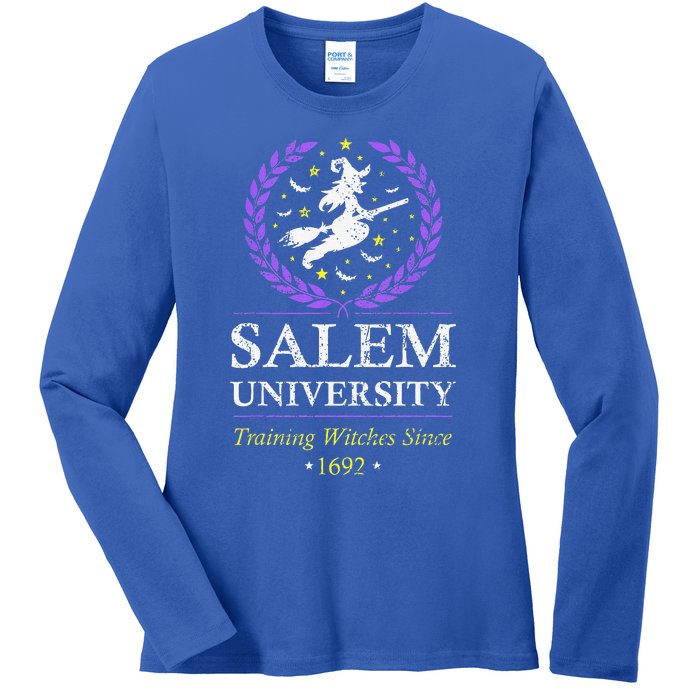 Salem Witch University Training Halloween Ladies Long Sleeve Shirt