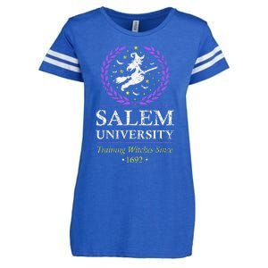 Salem Witch University Training Halloween Enza Ladies Jersey Football T-Shirt