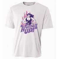 Strong Woman Up Flames Cooling Performance Crew T-Shirt