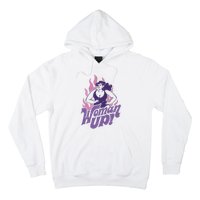 Strong Woman Up Flames Hoodie