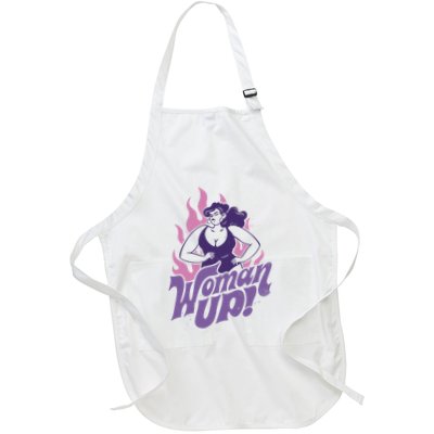 Strong Woman Up Flames Apron