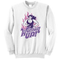 Strong Woman Up Flames Sweatshirt