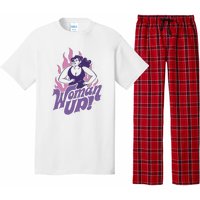 Strong Woman Up Flames Pajama Set