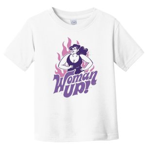 Strong Woman Up Flames Toddler T-Shirt