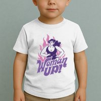 Strong Woman Up Flames Toddler T-Shirt