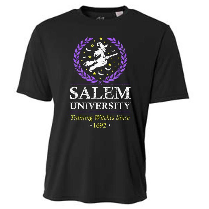 Salem Witch University Training Halloween Women Cooling Performance Crew T-Shirt