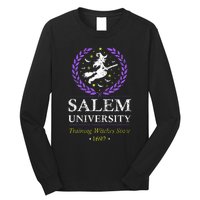 Salem Witch University Training Halloween Women Long Sleeve Shirt