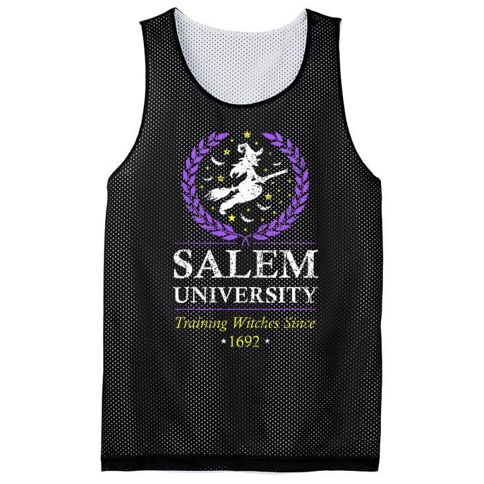 Salem Witch University Training Halloween Women Mesh Reversible Basketball Jersey Tank