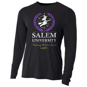 Salem Witch University Training Halloween Women Cooling Performance Long Sleeve Crew