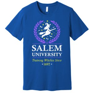 Salem Witch University Training Halloween Funny Gift Premium T-Shirt