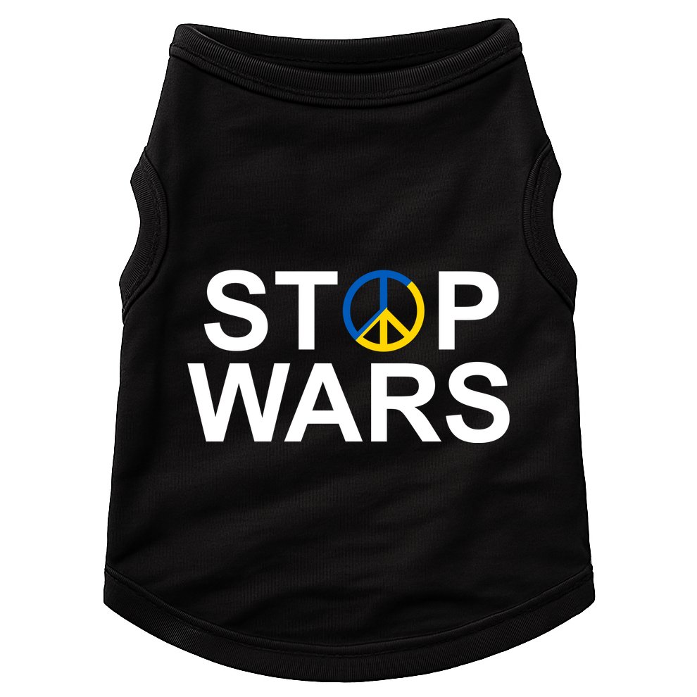 Stop Wars Ukraine Peace Doggie Tank