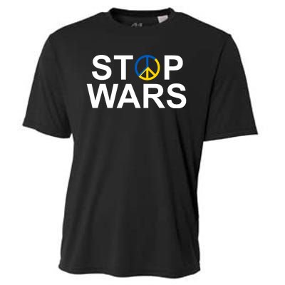 Stop Wars Ukraine Peace Cooling Performance Crew T-Shirt