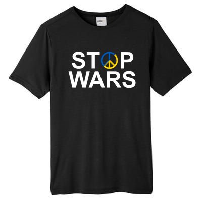 Stop Wars Ukraine Peace Tall Fusion ChromaSoft Performance T-Shirt