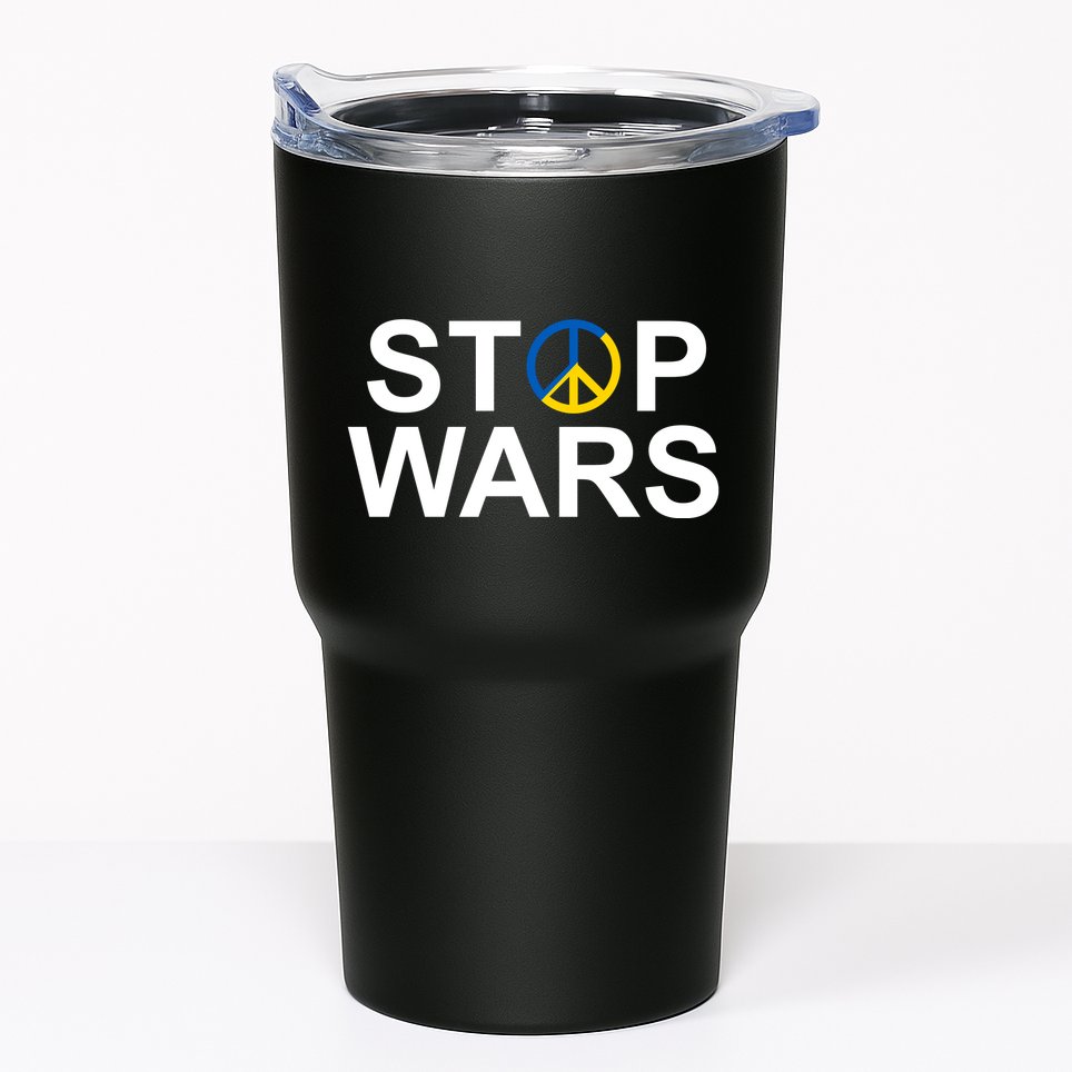 Stop Wars Ukraine Peace Tumbler