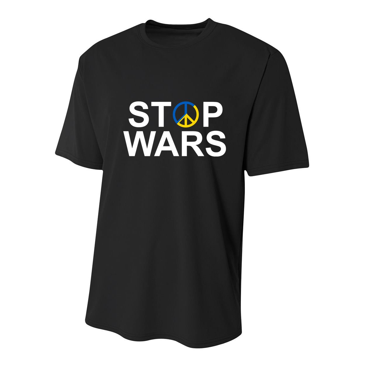 Stop Wars Ukraine Peace Youth Performance Sprint T-Shirt