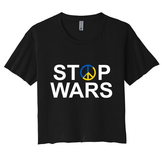 Stop Wars Ukraine Peace Crop Top