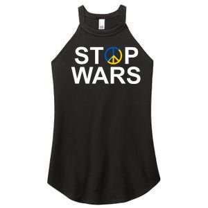 Stop Wars Ukraine Peace Women’s Perfect Tri Rocker Tank