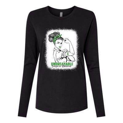 Scoliosis Warrior Unbreakable Bleached Scoliosis Awareness Gift Womens Cotton Relaxed Long Sleeve T-Shirt