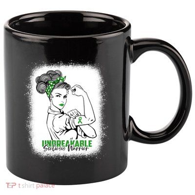 Scoliosis Warrior Unbreakable Bleached Scoliosis Awareness Gift 11oz C Handle Ceramic Mug
