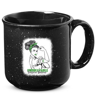 Scoliosis Warrior Unbreakable Bleached Scoliosis Awareness Gift 15oz Campfire Ceramic Mug