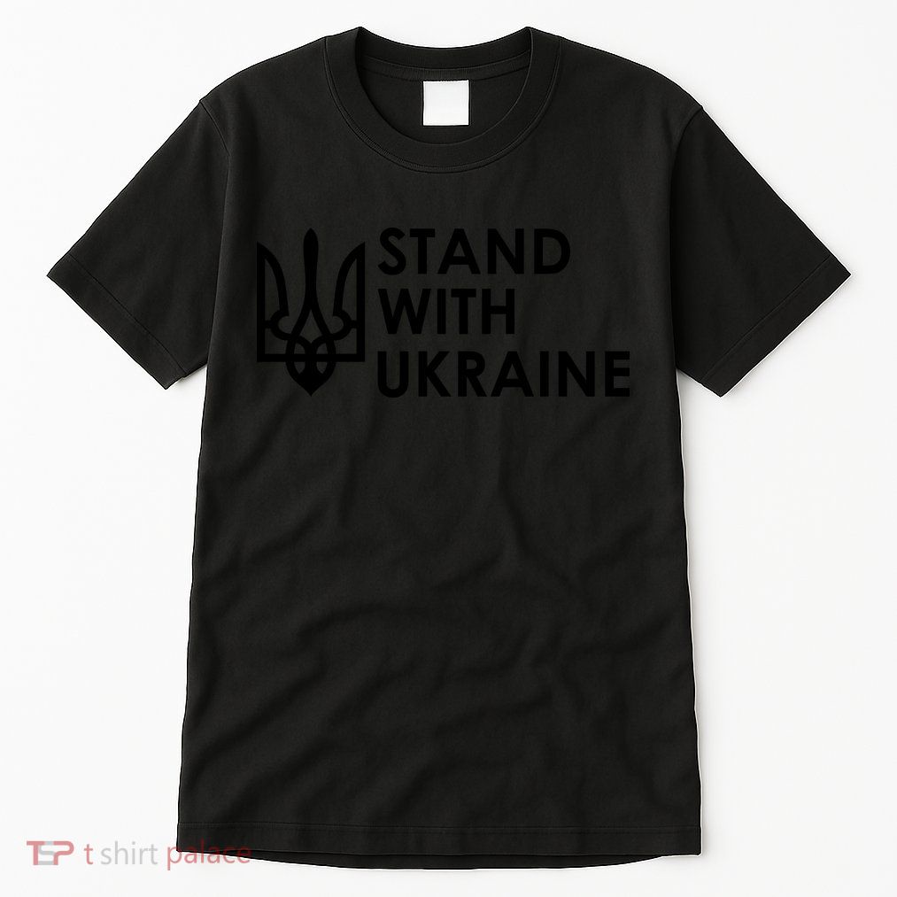 Stand With Ukraine Military Support Ukrainians Army Tall T-Shirt