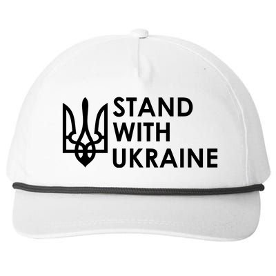 Stand With Ukraine Military Support Ukrainians Army Snapback Five-Panel Rope Hat