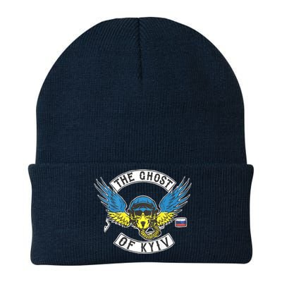 Stand With Ukraine The Ghost Of Kyiv Knit Cap Winter Beanie