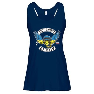 Stand With Ukraine The Ghost Of Kyiv Ladies Essential Flowy Tank