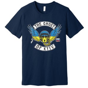 Stand With Ukraine The Ghost Of Kyiv Premium T-Shirt