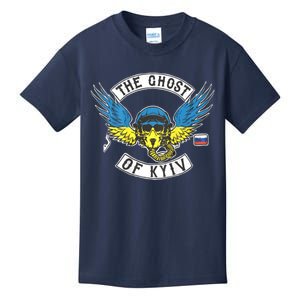 Stand With Ukraine The Ghost Of Kyiv Kids T-Shirt