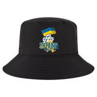Stand With Ukraine Ukrainian Flag Protest Fist Cool Comfort Performance Bucket Hat
